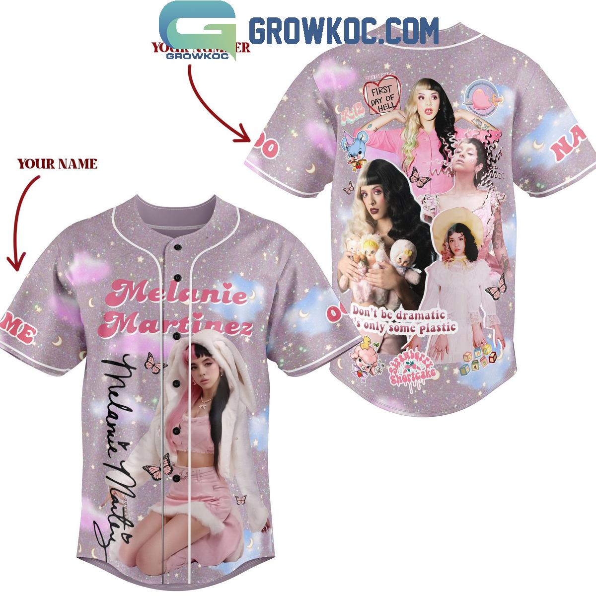 Melanie Martinez Dont Be Dramatic Its Only Some Plastic Personalized Baseball Jersey Unisex T-shirt, Sweatshirt, Hoodie, Long Sleeve Tee - T-Shirt, Sweatshirt, Hoodie