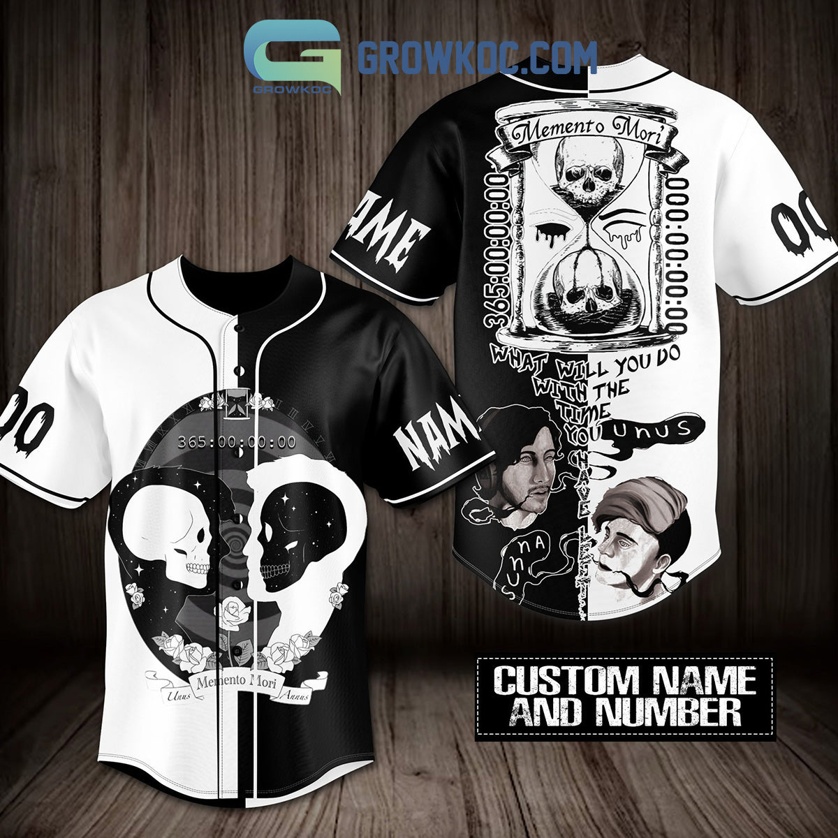 Memento Mori What Will You Do With The Time You Have Personalized Baseball Jersey Unisex T-shirt, Sweatshirt, Hoodie, Long Sleeve Tee - T-Shirt, Sweatshirt, Hoodie