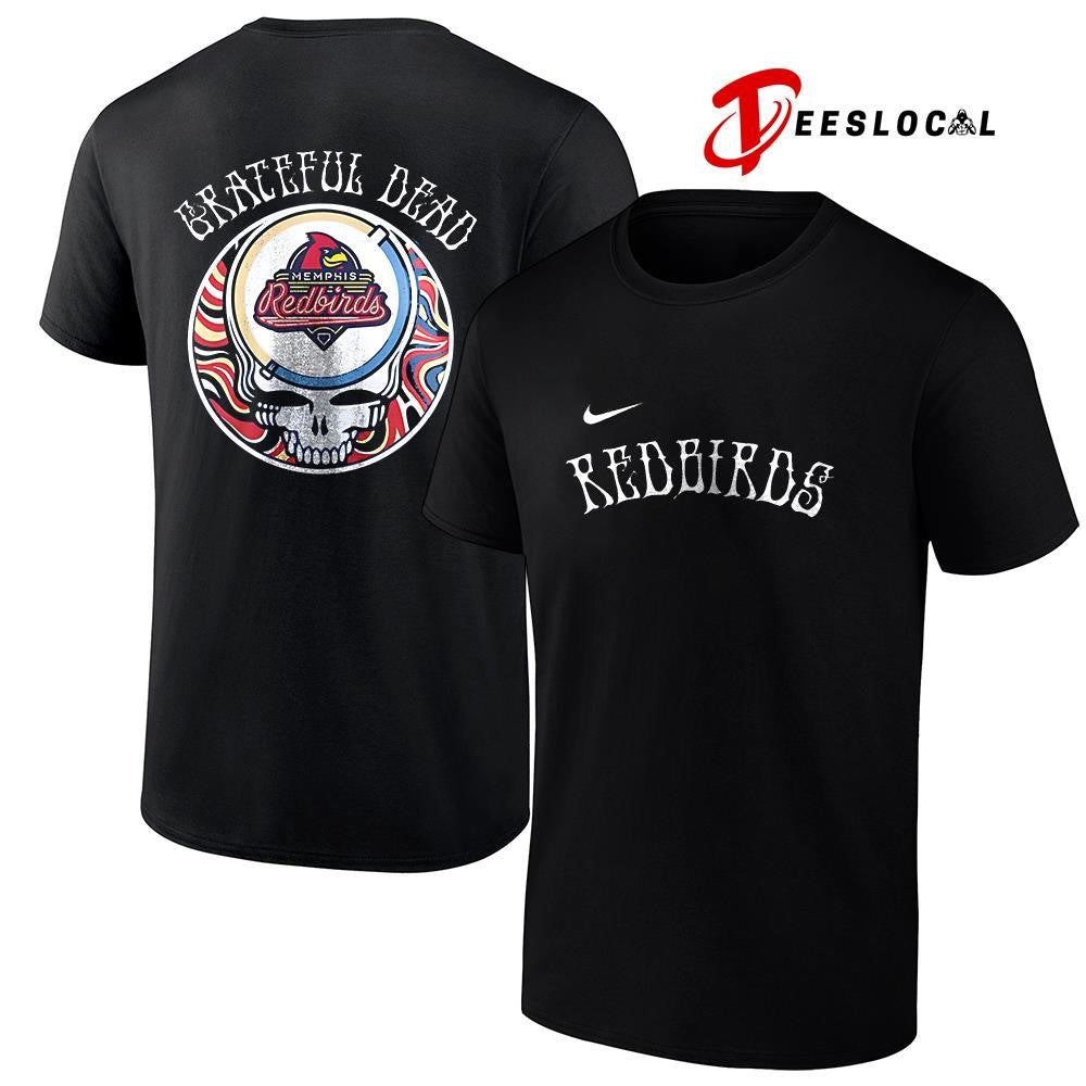 Memphis Redbirds x Grateful Dead Triple A logo shirt Unisex T-shirt, Sweatshirt, Hoodie, Long Sleeve Tee - T-Shirt, Sweatshirt, Hoodie