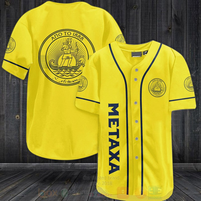 FASHION Metaxa Ano 1888 Baseball Jerseys Botton Shirt Unisex T-shirt, Sweatshirt, Hoodie, Long Sleeve Tee - T-Shirt, Sweatshirt, Hoodie