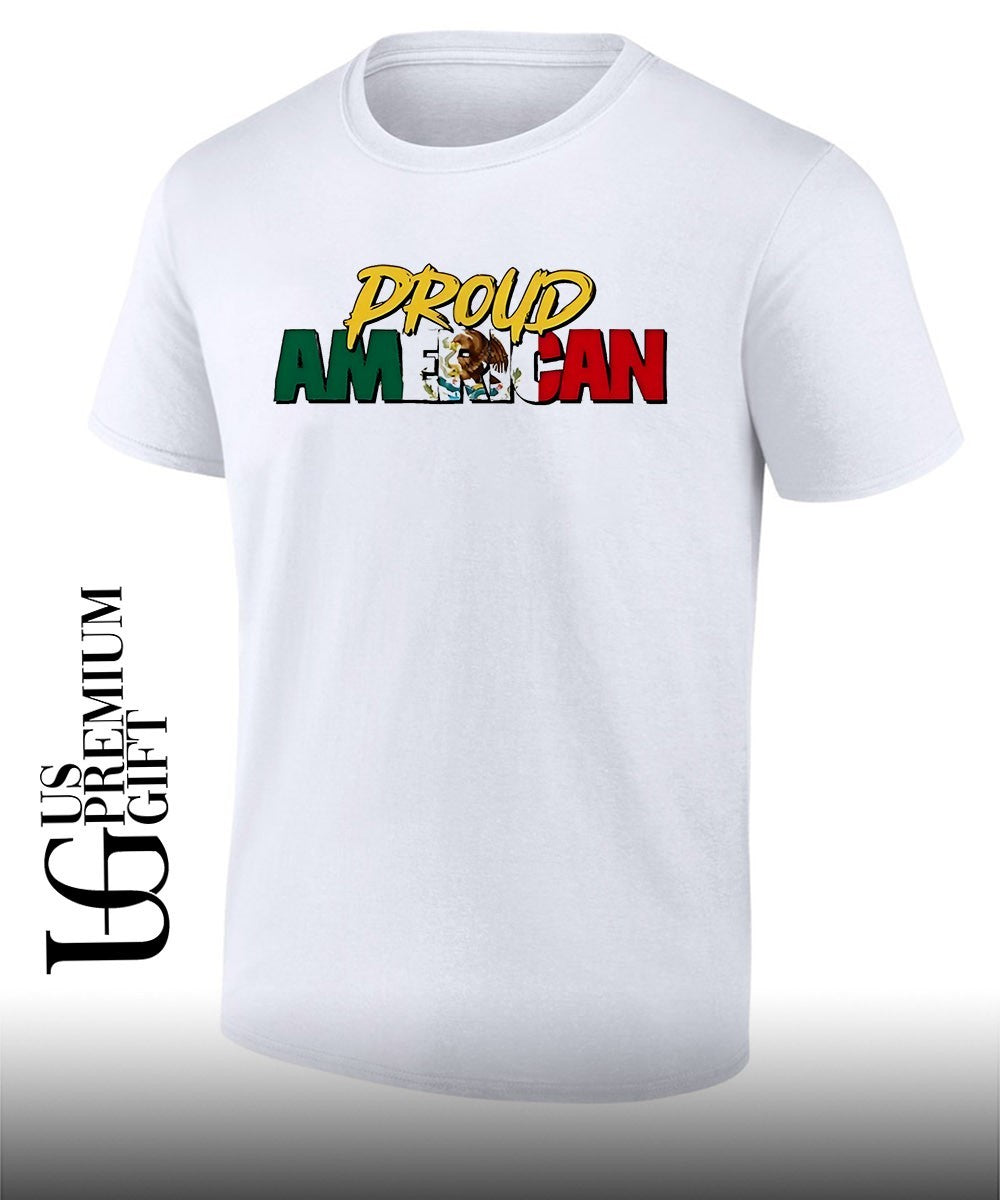 Mexico Flag Pride Proud American shirt Unisex T-shirt, Sweatshirt, Hoodie, Long Sleeve Tee - T-Shirt, Sweatshirt, Hoodie