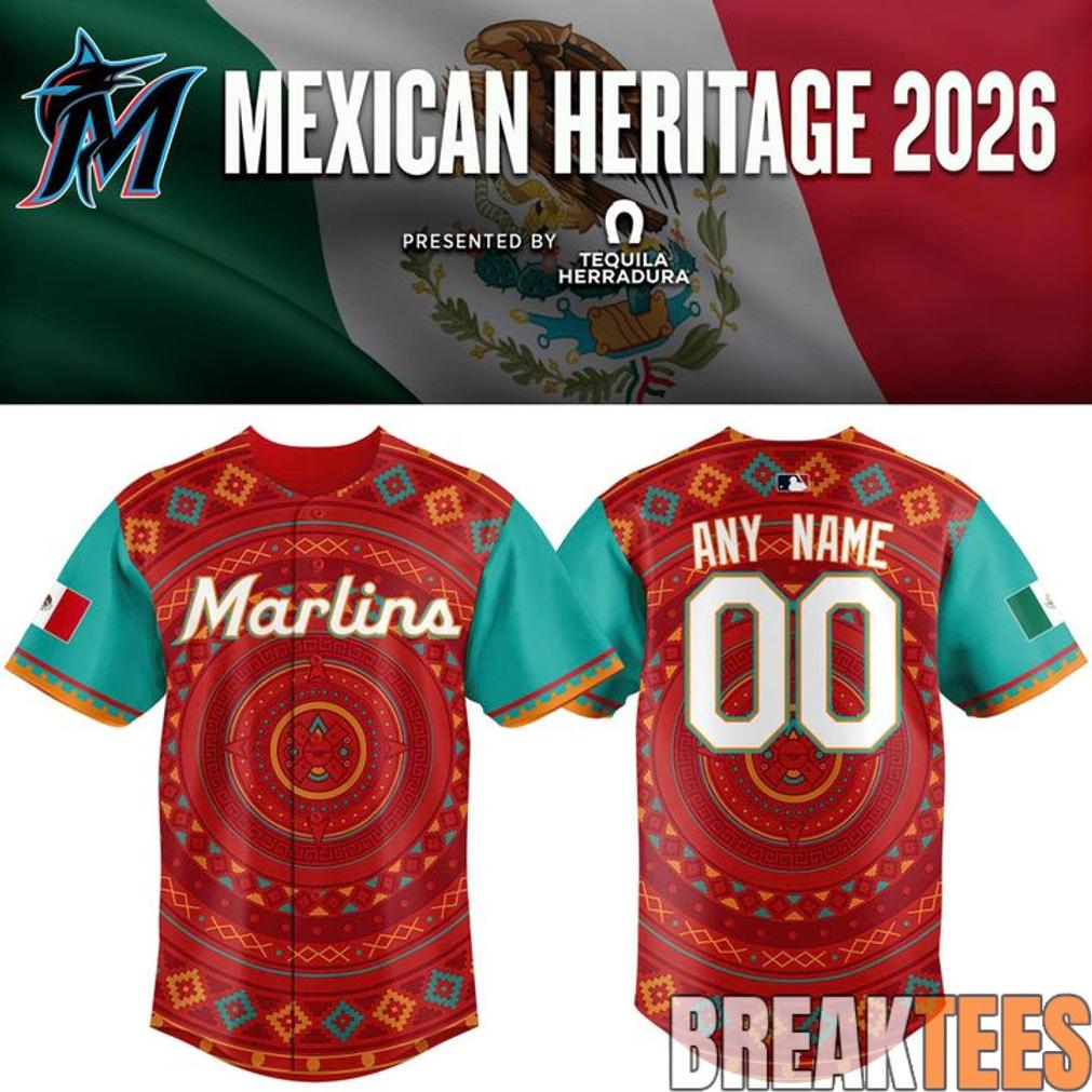 Miami Marlins 2026 Mexican Heritage Limited Premium Jersey Unisex T-shirt, Sweatshirt, Hoodie, Long Sleeve Tee - T-Shirt, Sweatshirt, Hoodie