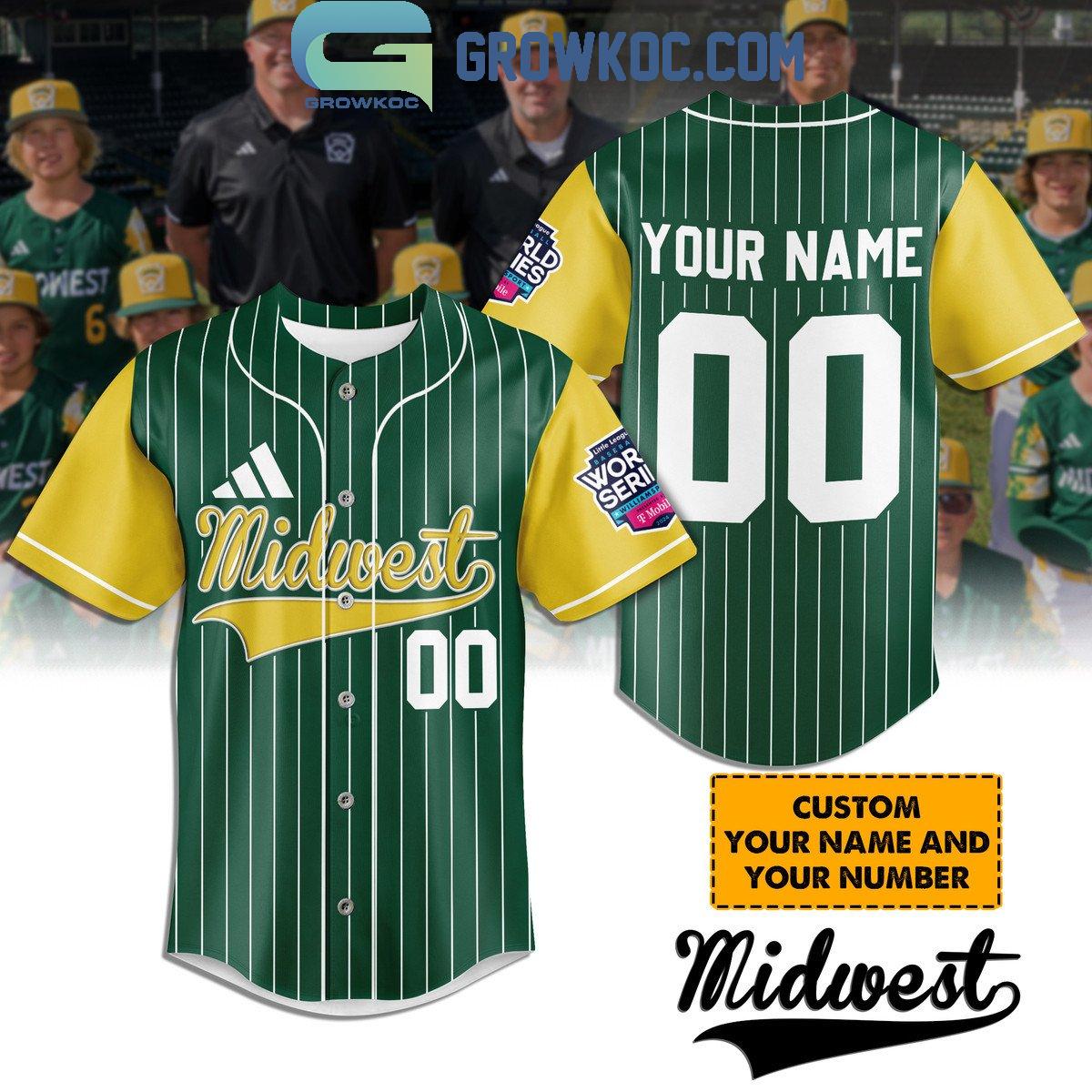 Midwest Little League World Series Personalized Baseball Jersey Unisex T-shirt, Sweatshirt, Hoodie, Long Sleeve Tee - T-Shirt, Sweatshirt, Hoodie