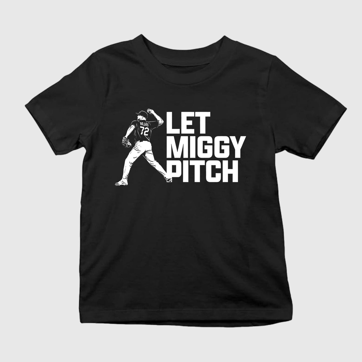 Miguel Rojas Let Miggy Pitch Shirt Unisex T-shirt, Sweatshirt, Hoodie, Long Sleeve Tee - T-Shirt, Sweatshirt, Hoodie