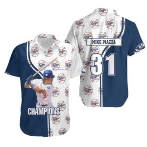 Mike Piazzas LA Dodgers Hawaiian Shirt Best Baseball Fans Gift Unisex T-shirt, Sweatshirt, Hoodie, Long Sleeve Tee - T-Shirt, Sweatshirt, Hoodie