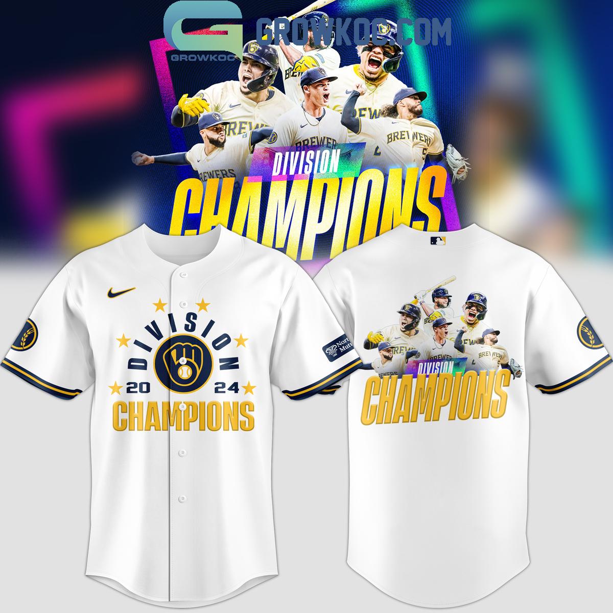 Milwaukee Brewers Are Back To National League Central Division 2024 Baseball Jersey Unisex T-shirt, Sweatshirt, Hoodie, Long Sleeve Tee - T-Shirt, Sweatshirt, Hoodie