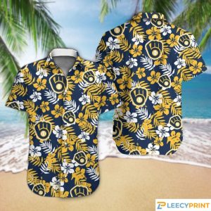 Milwaukee Brewers MLB Trending Hawaiian Shirt - Brewers Hawaiian Shirt Unisex T-shirt, Sweatshirt, Hoodie, Long Sleeve Tee - T-Shirt, Sweatshirt, Hoodie