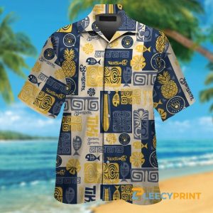 Milwaukee Brewers Tiki Tribal Pattern Short Sleeve Tropical Hawaiian Shirt Unisex T-shirt, Sweatshirt, Hoodie, Long Sleeve Tee - T-Shirt, Sweatshirt, Hoodie