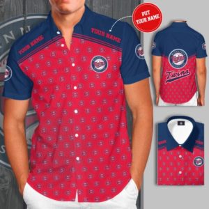 Minnesota Twins Logo Short Sleeve Baseball Hawaiian Shirt, Twins Hawaiian Shirt Unisex T-shirt, Sweatshirt, Hoodie, Long Sleeve Tee - T-Shirt, Sweatshirt, Hoodie