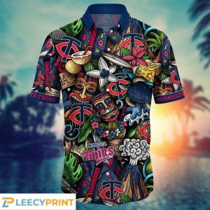 Minnesota Twins MLB Flower Hawaii Shirt For Fans, Twins Hawaiian Shirt Unisex T-shirt, Sweatshirt, Hoodie, Long Sleeve Tee - T-Shirt, Sweatshirt, Hoodie