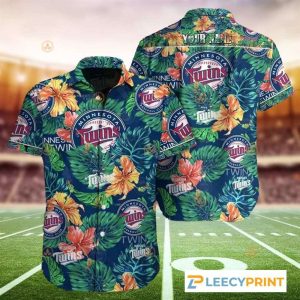 Minnesota Twins MLB Flower Tropical Best Custom Hawaiian Shirt, Twins Hawaiian Shirt Unisex T-shirt, Sweatshirt, Hoodie, Long Sleeve Tee - T-Shirt, Sweatshirt, Hoodie