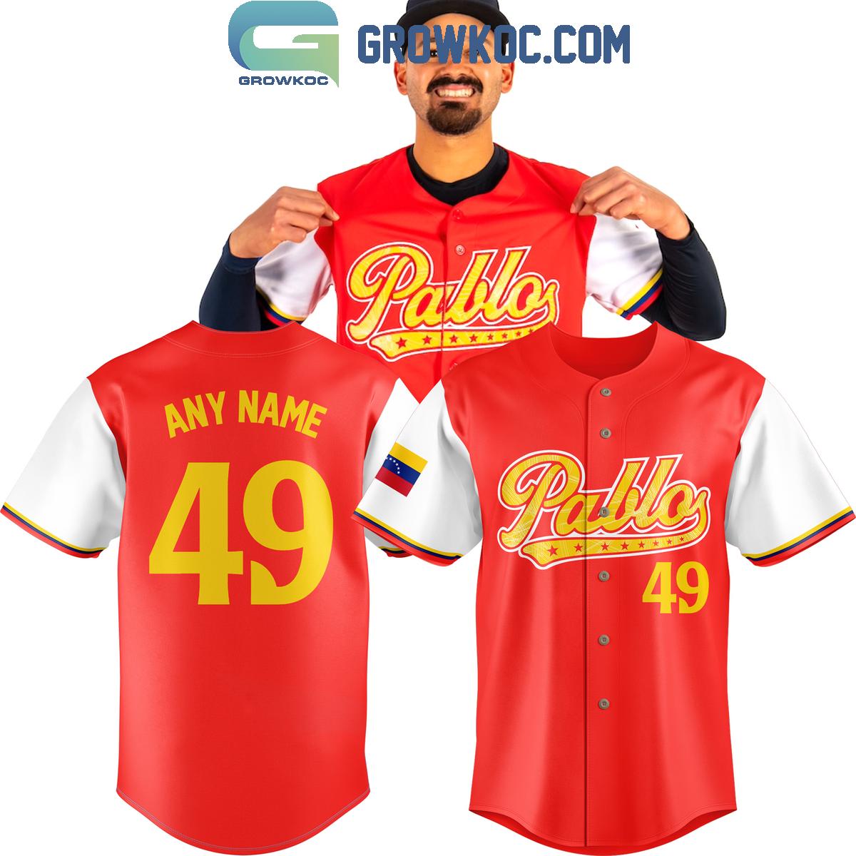 Minnesota Twins Pablo Day 2024 Personalized Baseball Jersey Unisex T-shirt, Sweatshirt, Hoodie, Long Sleeve Tee - T-Shirt, Sweatshirt, Hoodie
