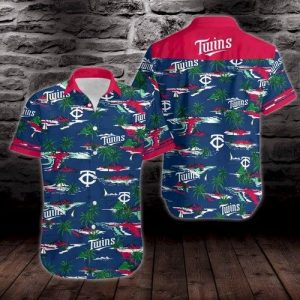 Minnesota Twins Summer Beautiful Seamless Island Hawaiian Shirt, Twins Hawaiian Shirt Unisex T-shirt, Sweatshirt, Hoodie, Long Sleeve Tee - T-Shirt, Sweatshirt, Hoodie