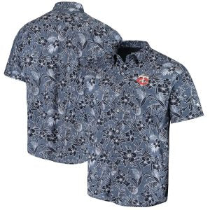 Minnesota Twins Tommy Bahama Sport Tiki Luau Button Shirt, Twins Hawaiian Shirt Unisex T-shirt, Sweatshirt, Hoodie, Long Sleeve Tee - T-Shirt, Sweatshirt, Hoodie