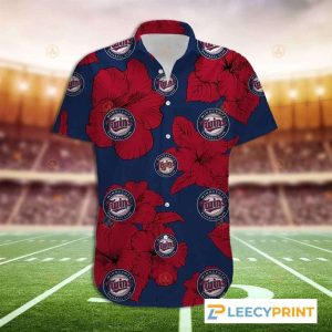 Minnesota Twins Tropical Best Hawaiian Shirt, Twins Hawaiian Shirt Unisex T-shirt, Sweatshirt, Hoodie, Long Sleeve Tee - T-Shirt, Sweatshirt, Hoodie
