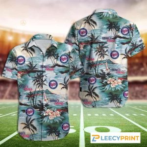Minnesota Twins Tropical Cool Hawaiian Shirt, Twins Hawaiian Shirt Unisex T-shirt, Sweatshirt, Hoodie, Long Sleeve Tee - T-Shirt, Sweatshirt, Hoodie