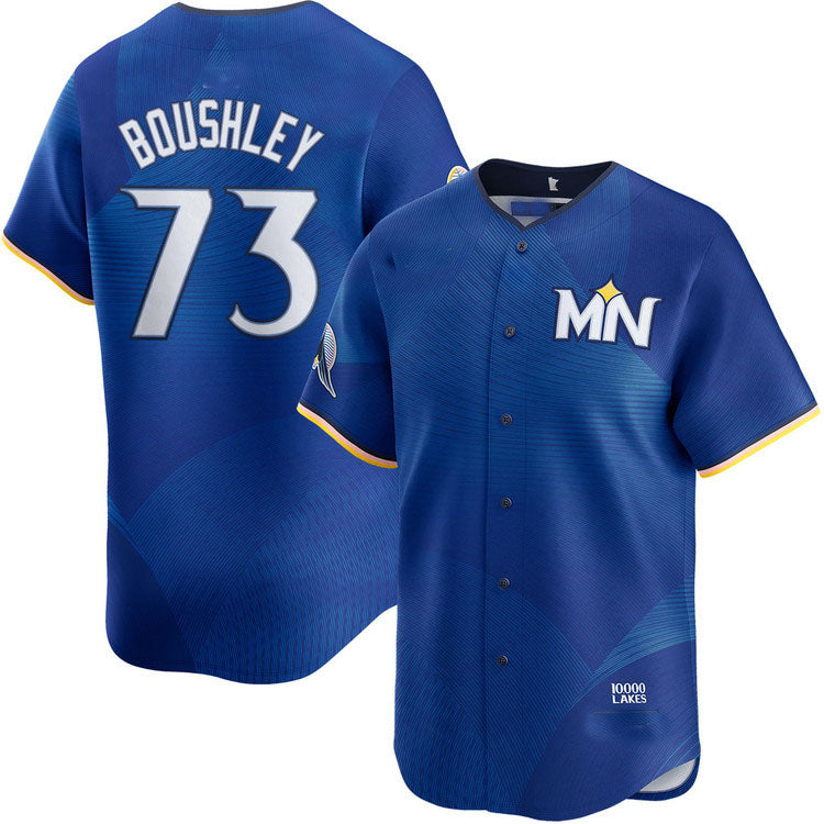 Minnesota Twins #73 Caleb Boushley City Connect Limited Baseball Jersey baseball jersey product view 1