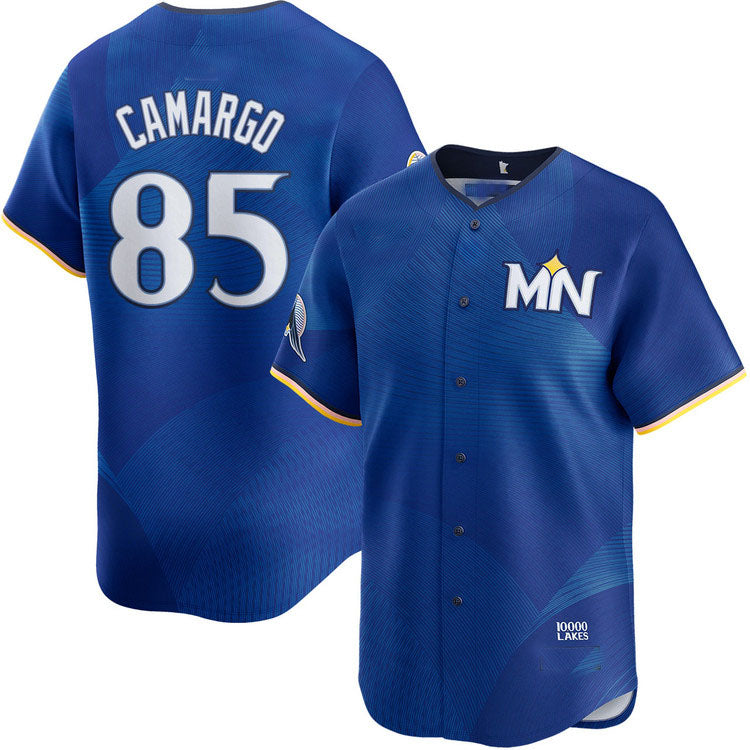 Minnesota Twins #85 Jair Camargo City Connect Limited Baseball Jersey baseball jersey product view 1