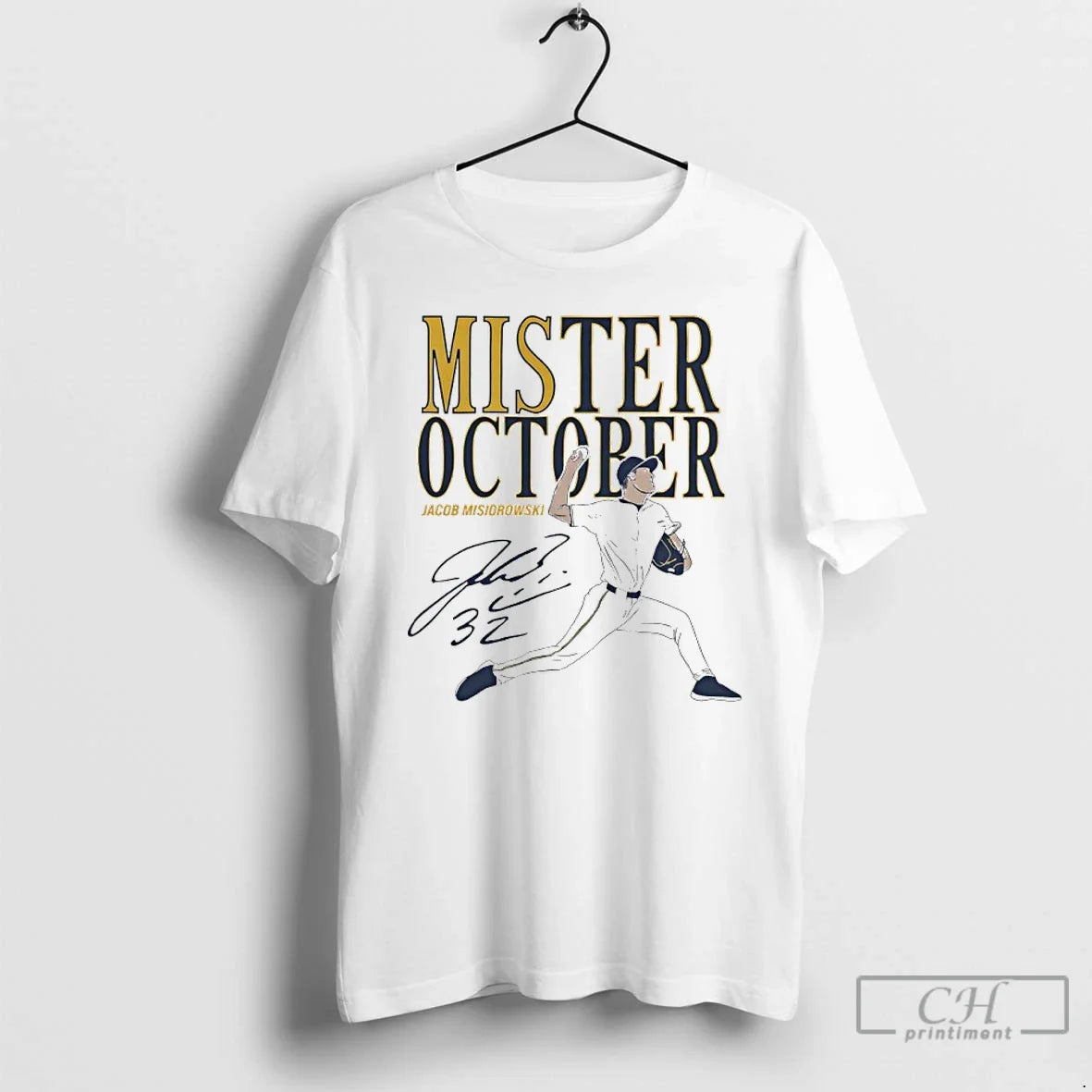 Mis Ter October Jacob Misiorowski Milwaukee Brewers Signature T-Shirts, Hoodie, Sweatshirt - T-Shirt, Sweatshirt, Hoodie