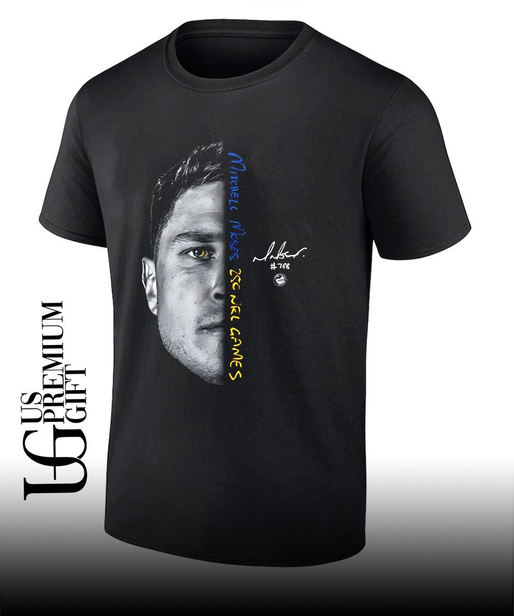 Mitchell Moses Parramatta Eels 250 NRL Games shirt Unisex T-shirt, Sweatshirt, Hoodie, Long Sleeve Tee - T-Shirt, Sweatshirt, Hoodie