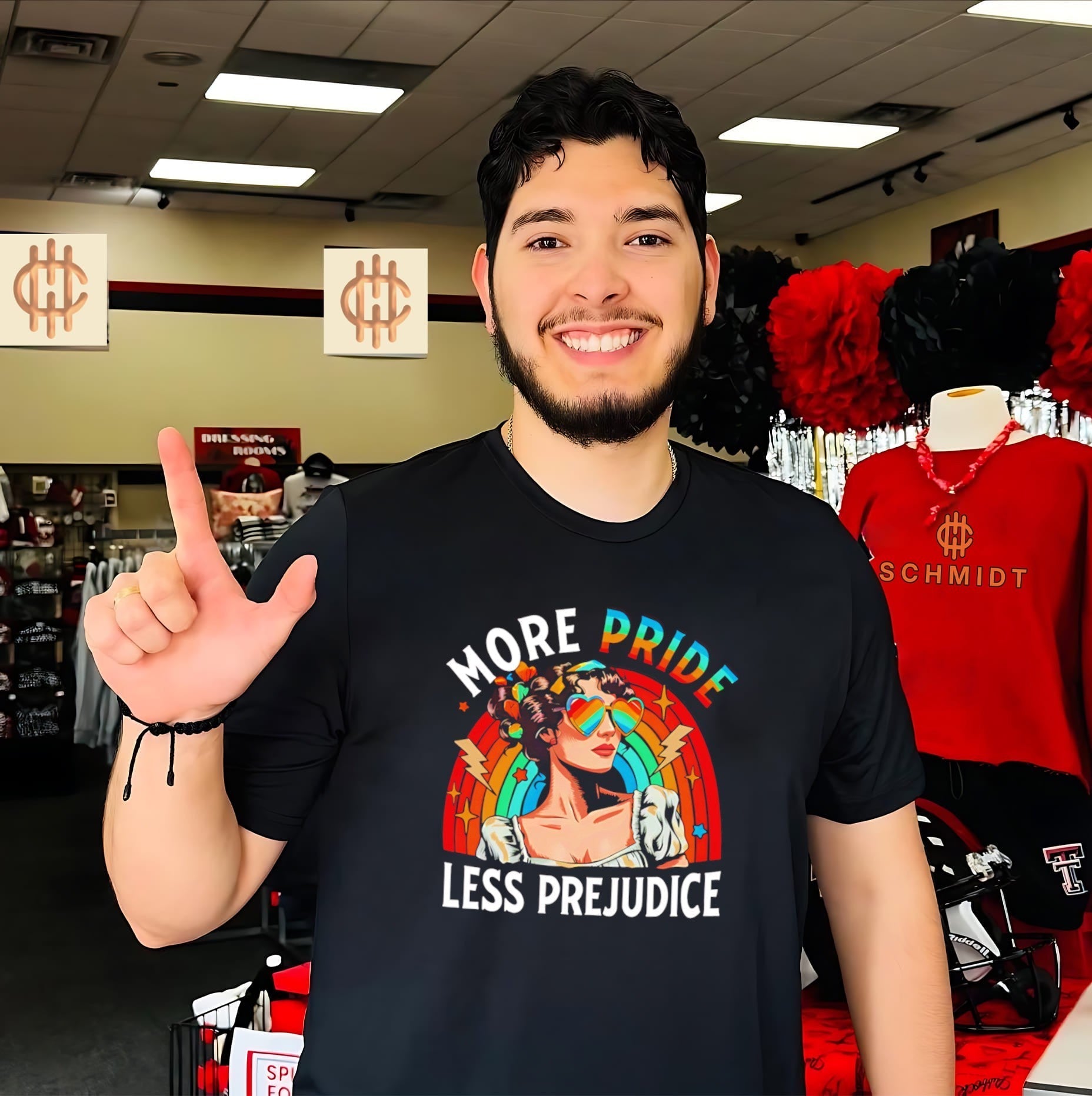 More Pride Less Prejudice LGBTQ Equality shirt Unisex T-shirt, Sweatshirt, Hoodie, Long Sleeve Tee - T-Shirt, Sweatshirt, Hoodie