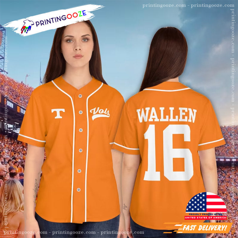 Morgan Wallen Tennessee Fullbutton Baseball Jersey Unisex T-shirt, Sweatshirt, Hoodie, Long Sleeve Tee - T-Shirt, Sweatshirt, Hoodie