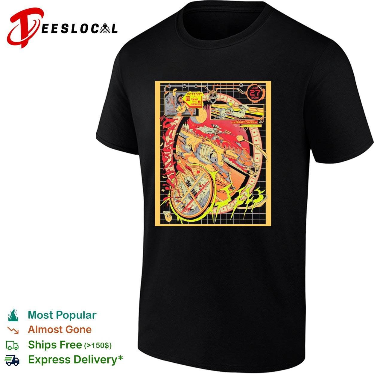 Motorcycle skeleton psychedelic poster shirt Unisex T-shirt, Sweatshirt, Hoodie, Long Sleeve Tee - T-Shirt, Sweatshirt, Hoodie