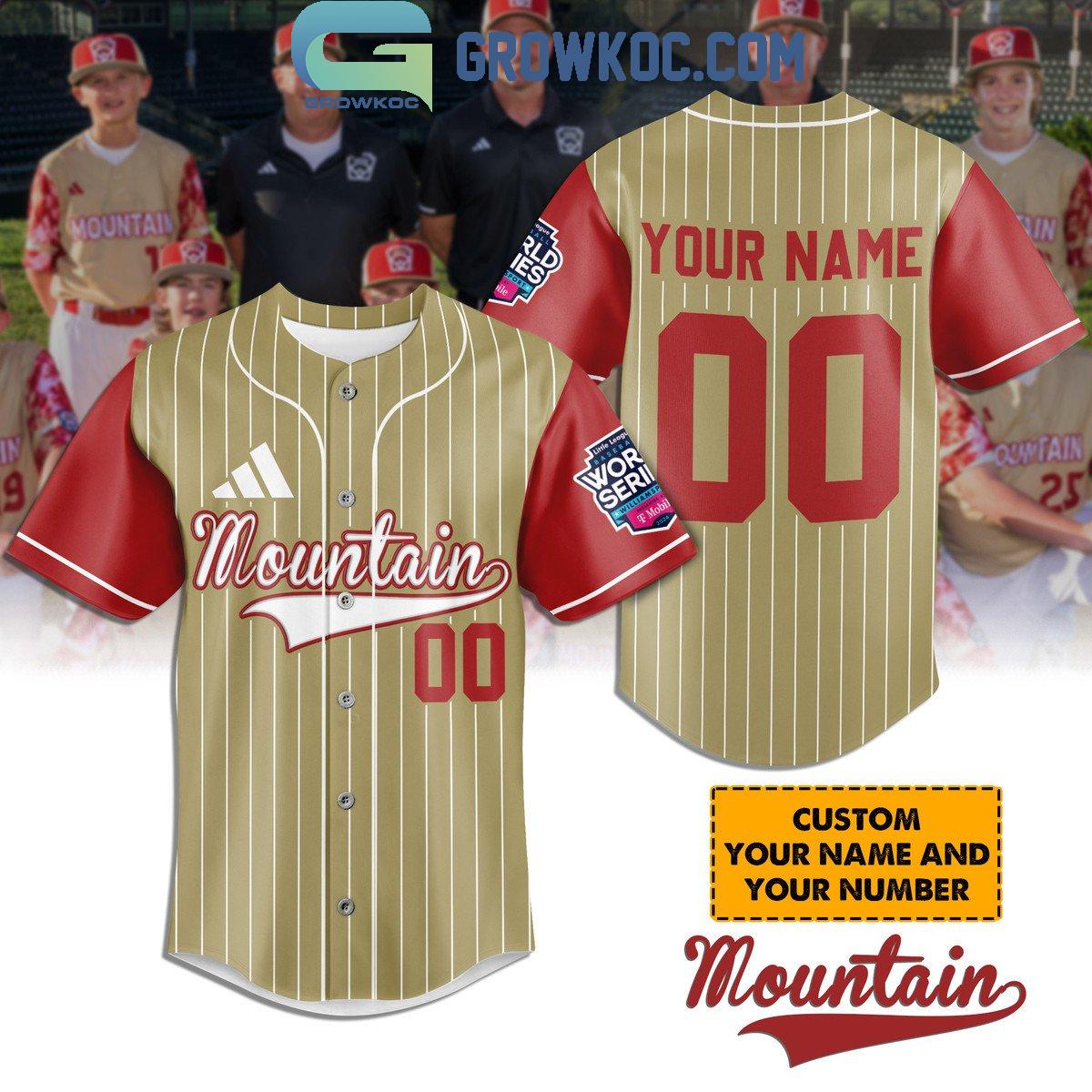 Mountain Little League World Series Personalized Baseball Jersey Unisex T-shirt, Sweatshirt, Hoodie, Long Sleeve Tee - T-Shirt, Sweatshirt, Hoodie
