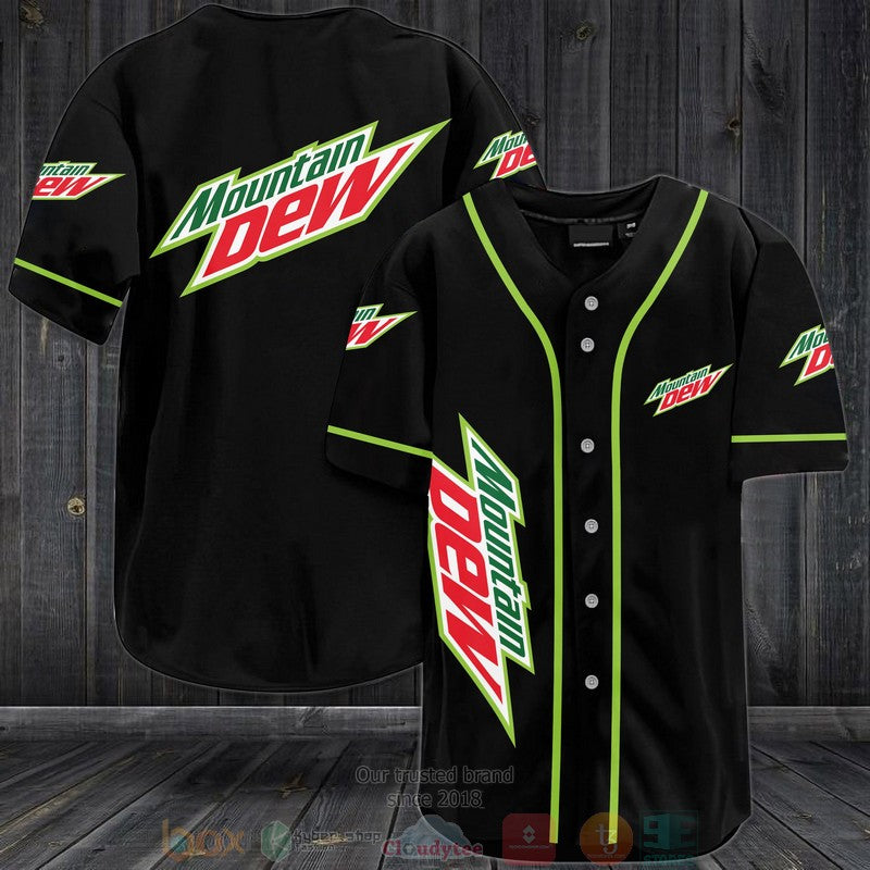 Mountain Dew black Baseball shirt Unisex T-shirt, Sweatshirt, Hoodie, Long Sleeve Tee - T-Shirt, Sweatshirt, Hoodie