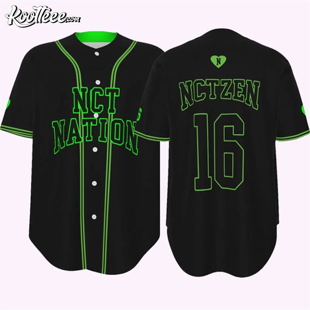 NCT Nation NCTzen Kpop Baseball Jersey Unisex T-shirt, Sweatshirt, Hoodie, Long Sleeve Tee - T-Shirt, Sweatshirt, Hoodie