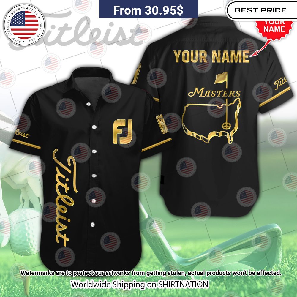 NEW Masters Tournament x Titleist Custom Baseball Jersey Unisex T-shirt, Sweatshirt, Hoodie, Long Sleeve Tee - T-Shirt, Sweatshirt, Hoodie