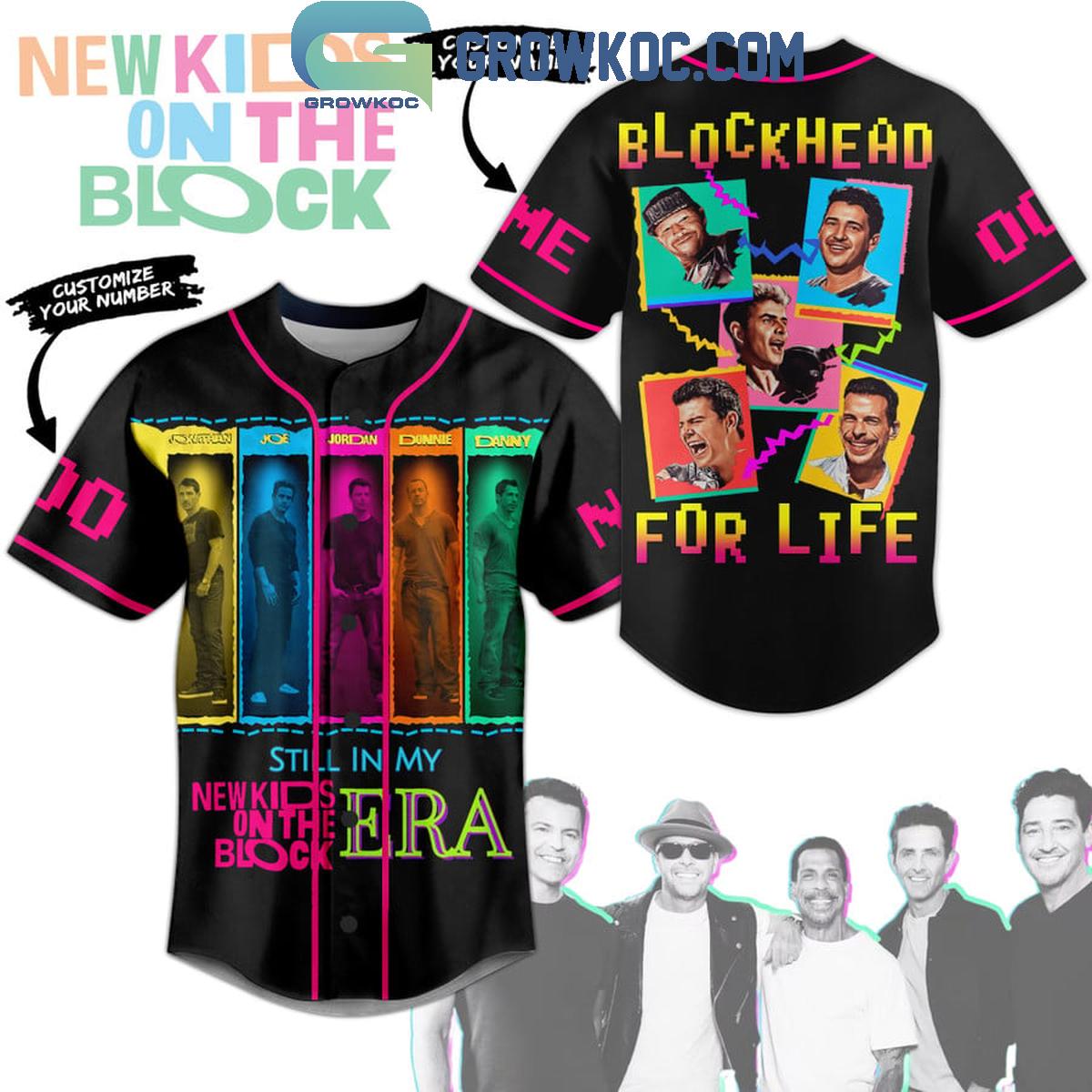 NKOTB Blockhead For Life 2024 Fan Stars Personalized Baseball Jersey Unisex T-shirt, Sweatshirt, Hoodie, Long Sleeve Tee - T-Shirt, Sweatshirt, Hoodie