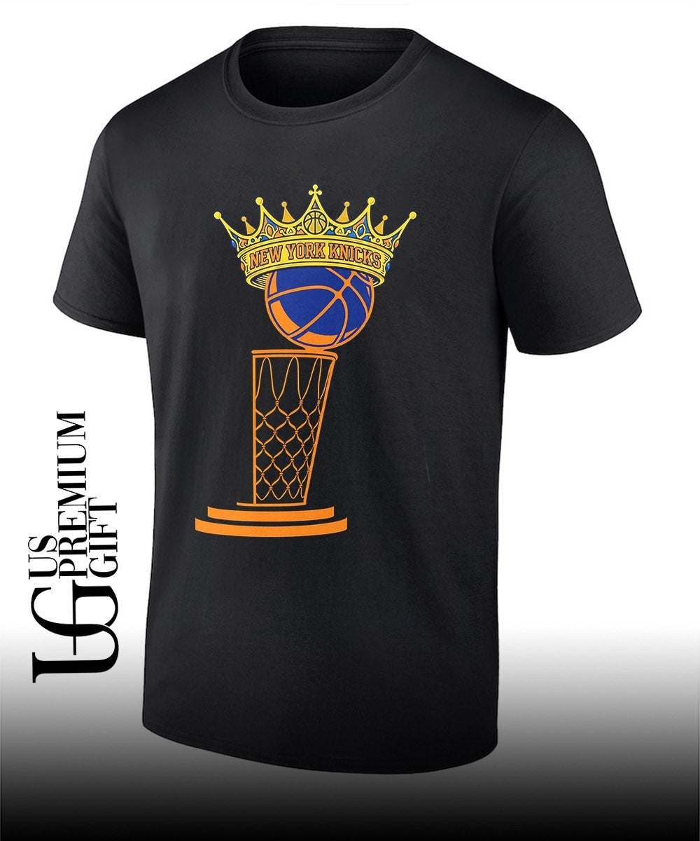 NY Knicks 2026 NBA Champions exclusive trophy crown T-shirt Unisex T-shirt, Sweatshirt, Hoodie, Long Sleeve Tee - T-Shirt, Sweatshirt, Hoodie