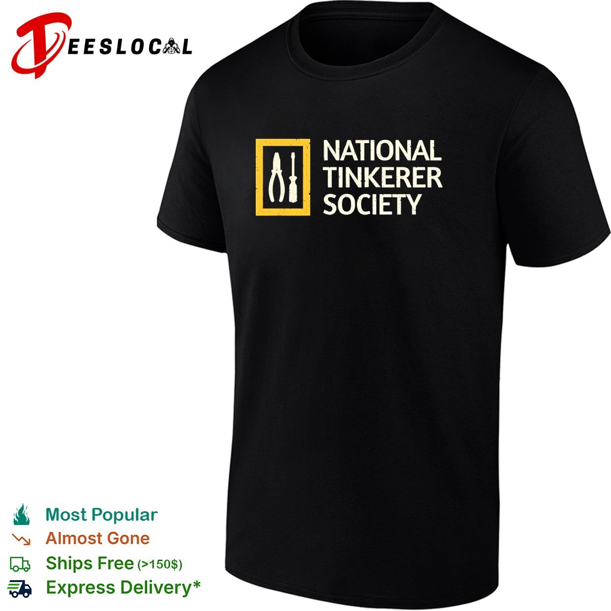 National Tinkerer Society logo shirt Unisex T-shirt, Sweatshirt, Hoodie, Long Sleeve Tee - T-Shirt, Sweatshirt, Hoodie