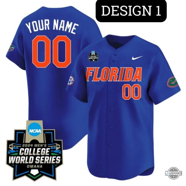 Ncaa Personalized Florida Gators Baseball Jersey Shirt 2024 White Blue And Orange Version NEW - T-Shirt, Sweatshirt, Hoodie