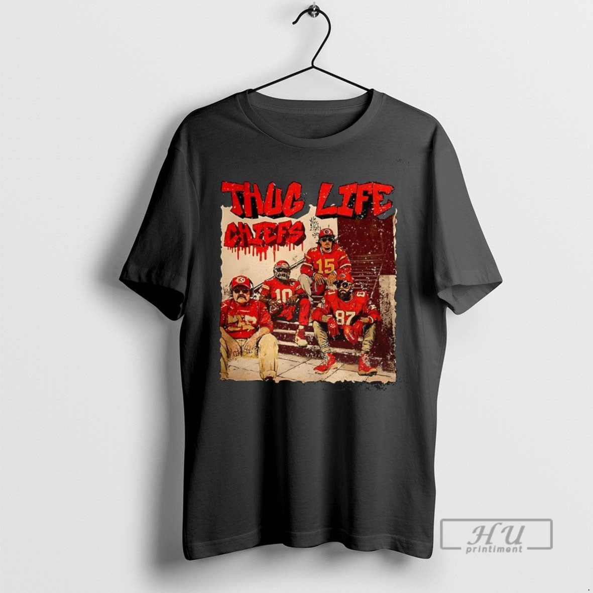 New Andy Reid Patrick Mahomes Travis Kelce Tyreek Hill Kansas City Chiefs Thug Life Chiefs T-Shirts, Hoodie, Sweatshirt - T-Shirt, Sweatshirt, Hoodie