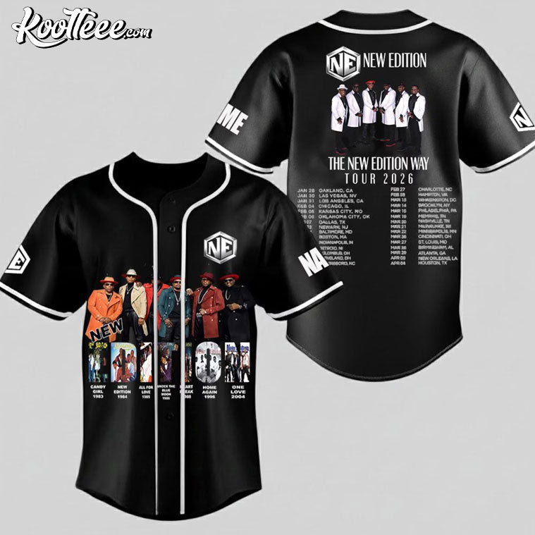 New Edition Way Tour 2026 Personalized Baseball Jersey Unisex T-shirt, Sweatshirt, Hoodie, Long Sleeve Tee - T-Shirt, Sweatshirt, Hoodie