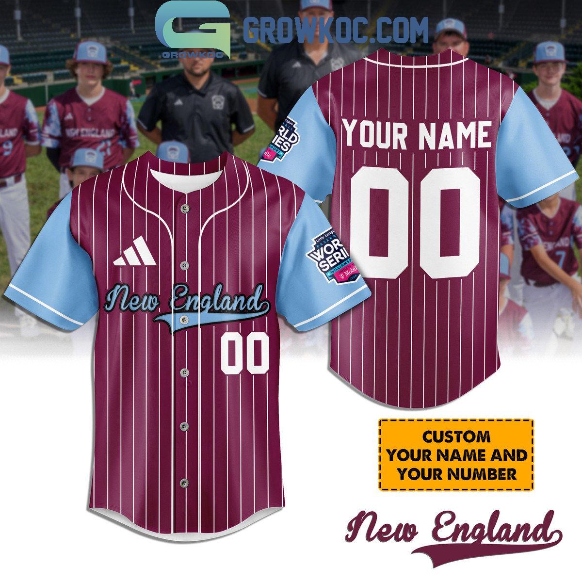 New England Little League World Series Personalized Baseball Jersey Unisex T-shirt, Sweatshirt, Hoodie, Long Sleeve Tee - T-Shirt, Sweatshirt, Hoodie