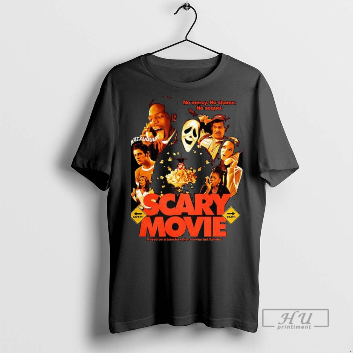 New Ghostface Wazzupp Scary Movie No Mercy No Shame No Sequel Halloween T-Shirts, Hoodie, Sweatshirt - T-Shirt, Sweatshirt, Hoodie