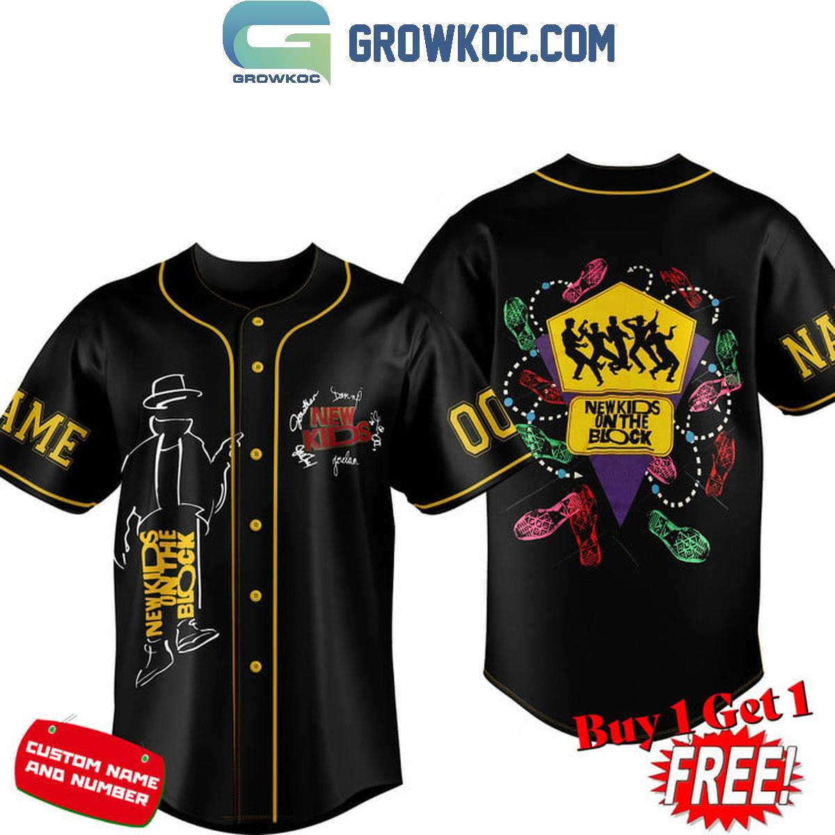 New Kids On The Block NKOTB Hangin Tough Personalized Baseball Jersey Unisex T-shirt, Sweatshirt, Hoodie, Long Sleeve Tee - T-Shirt, Sweatshirt, Hoodie