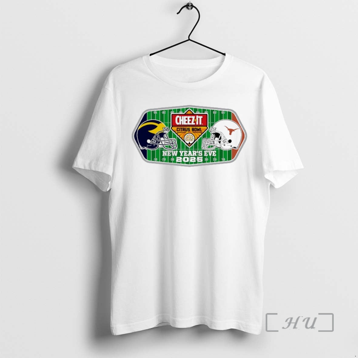 New Michigan Wolverines Vs Texas Longhorns New Years Eve 2025 Citrus Bowl 2 Team Logo T-Shirts, Hoodie, Sweatshirt - T-Shirt, Sweatshirt, Hoodie