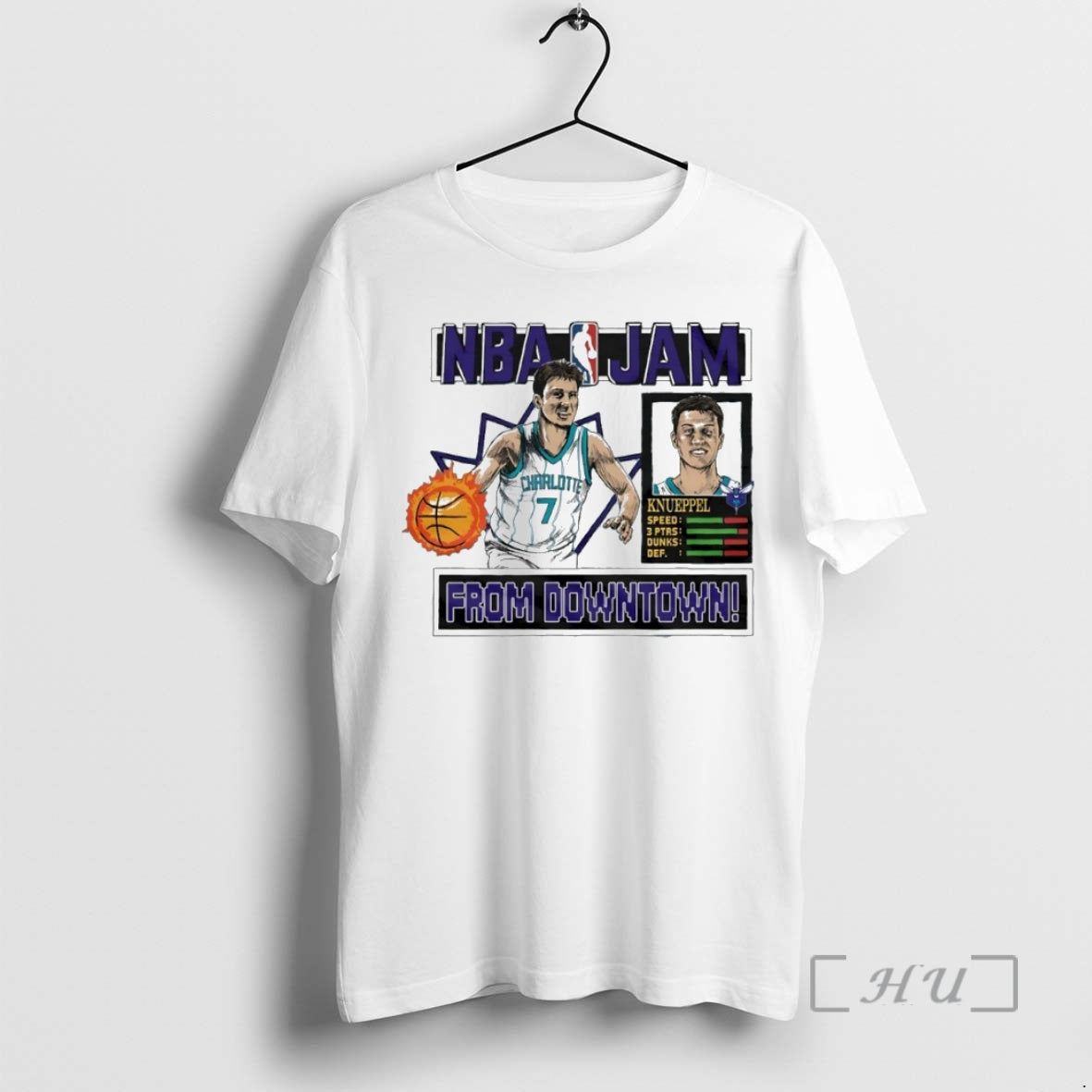 New Nba Jam Charlotte Hornets Kon Knueppel Downtown Circle T-Shirts, Hoodie, Sweatshirt - T-Shirt, Sweatshirt, Hoodie