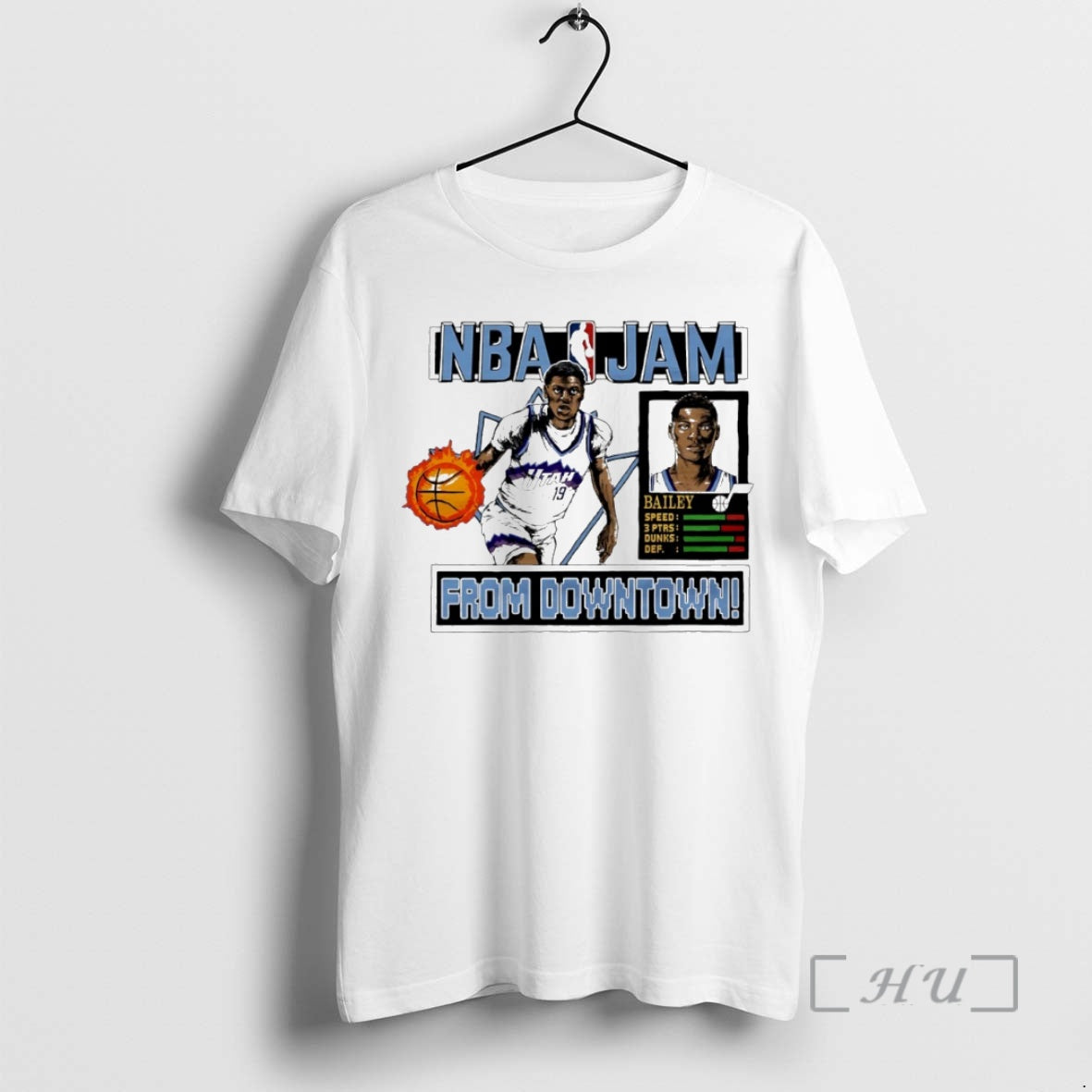 New Nba Jam Utah Jazz Ace Bailey Downtown Circle T-Shirts, Hoodie, Sweatshirt - T-Shirt, Sweatshirt, Hoodie