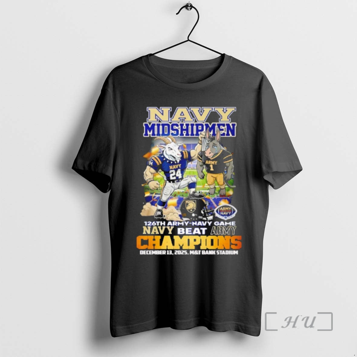 New Navy Midshipmen Beat Army 2025 126th Amry Navy Game Champions Mascot T-Shirts, Hoodie, Sweatshirt - T-Shirt, Sweatshirt, Hoodie