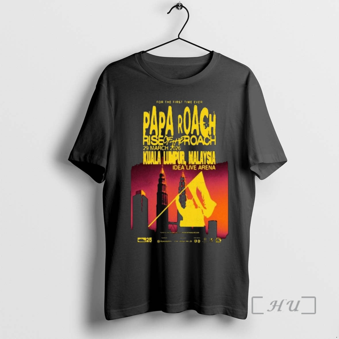 New Papa Roach Kuala Lumpur Malaysia March 29 2026 Concert T-Shirts, Hoodie, Sweatshirt - T-Shirt, Sweatshirt, Hoodie