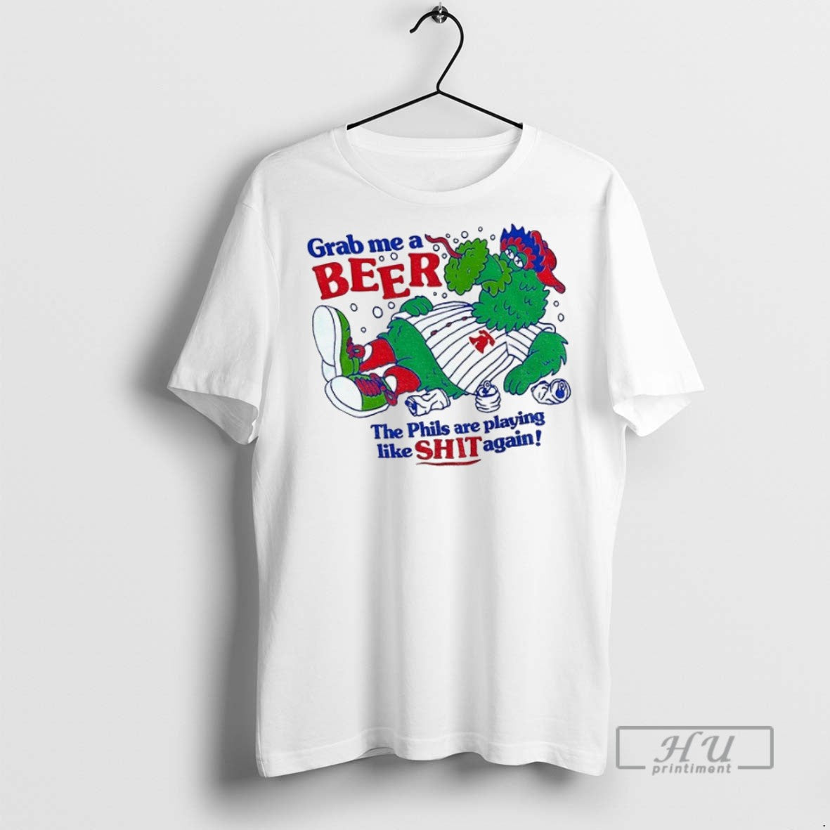 New Phanatic Philadelphia Phillies Mascot Grab Me Beer Phillies Are Playing Like Shit T-Shirts, Hoodie, Sweatshirt - T-Shirt, Sweatshirt, Hoodie