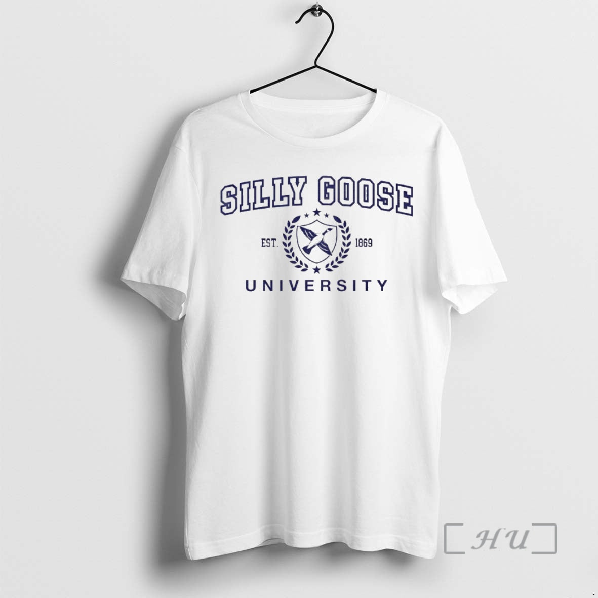 New Silly Goose University Est 1869 Logo Circle T-Shirts, Hoodie, Sweatshirt - T-Shirt, Sweatshirt, Hoodie