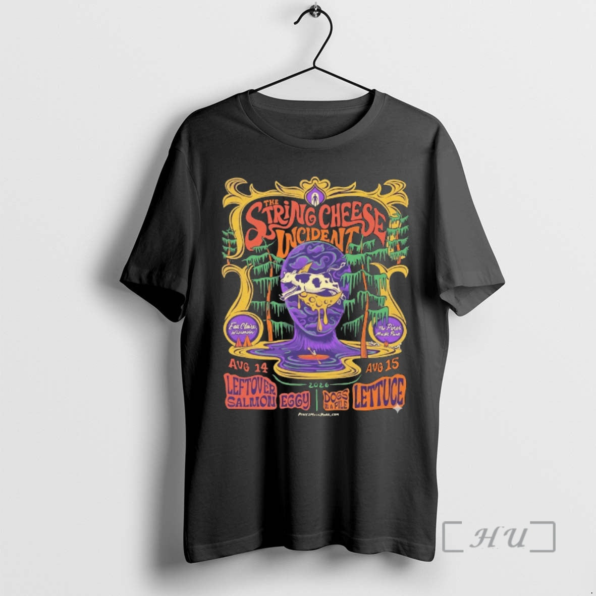 New String Cheese Incident Eau Claire Wisconsin 2026 Pines Music Park August T-Shirts, Hoodie, Sweatshirt - T-Shirt, Sweatshirt, Hoodie