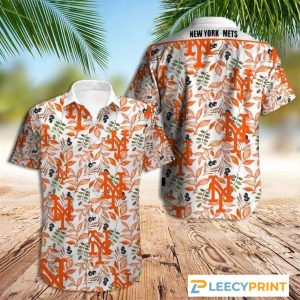 New York Mets Hawaiian Shirt Flower Summer Style, Mets Hawaiian Shirt Unisex T-shirt, Sweatshirt, Hoodie, Long Sleeve Tee - T-Shirt, Sweatshirt, Hoodie
