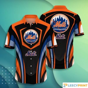 New York Mets Hawaiian Shirt Tropical Perfect For Real Fans Unisex T-shirt, Sweatshirt, Hoodie, Long Sleeve Tee - T-Shirt, Sweatshirt, Hoodie